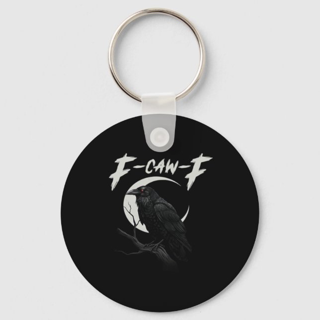 Funny Crow Essential Creative Casual Key Ring (Front)