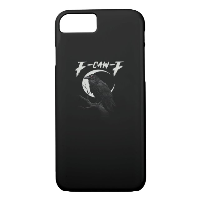 Funny Crow Essential Retro Classic Case-Mate iPhone Case (Back)