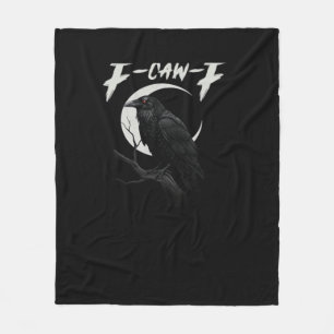 Funny Crow Essential Retro Classic Fleece Blanket