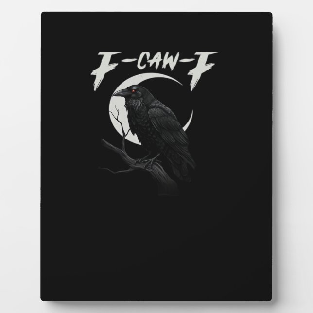Funny Crow Essential Retro Classic Plaque (Front)