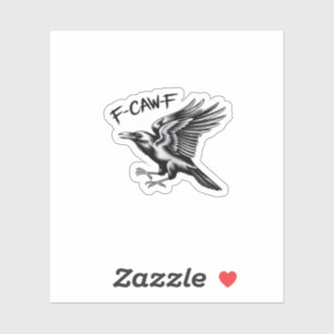 Funny Crow F-Caw-F Essential Minimal Clean