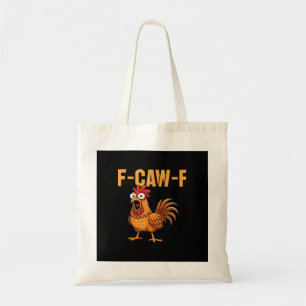 Funny Crow Humour Gothic F-Caw-F Tote Bag