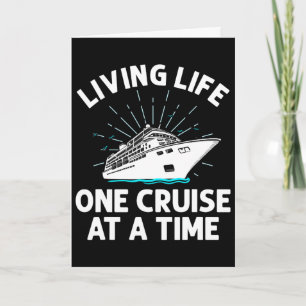 Funny Cruise Art Men Women Family Cruise Vacation Card