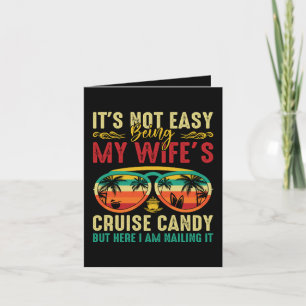 Funny Cruise Candy Husband Holiday Card