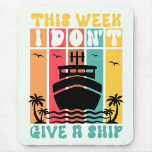 Funny Cruise Mouse Pad