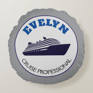 Funny Cruise Professional Round Pillow 