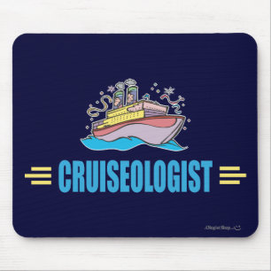 Funny Cruise Ship Mouse Pad