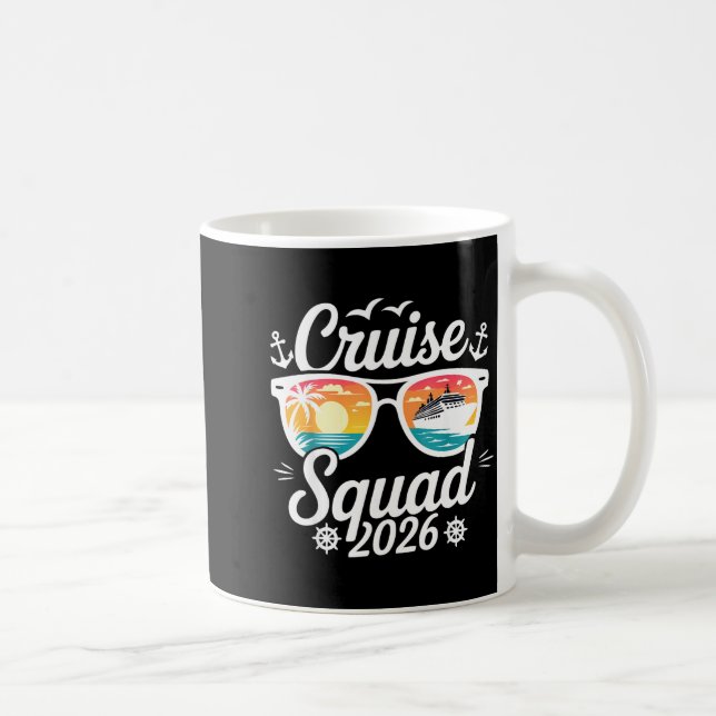 Funny Cruise Squad 2026 Summer Vacation Matching F Coffee Mug (Right)