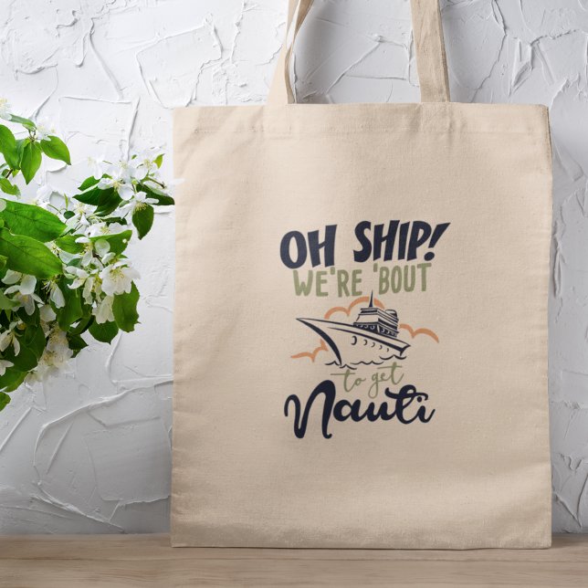 Funny Cruise Trip Vacation Tote Bag (Creator Uploaded)