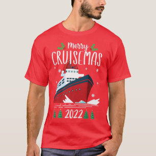 Funny Cruise Tshirt Merry Cruisemas 2022 Santa Chr