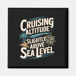 Funny Cruise Vacation Ocean Lovers Nautical Tropic Magnet