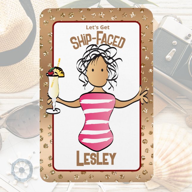  Funny Cruise Vacation Ship Door For Her Magnet (Creator Uploaded)