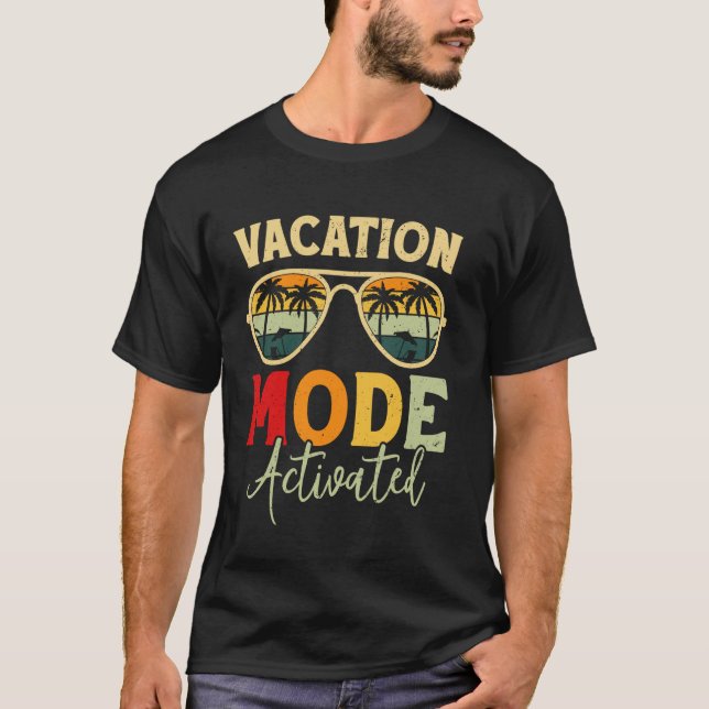 Funny Cruise Vacation Vacay Mode Activated for Wom T-Shirt (Front)