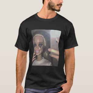 Funny Cry Doll Face Meme Men Women T-Shirt