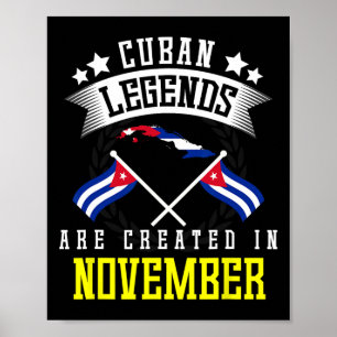 Funny Cuban Legends Are Created In November Cuba Poster