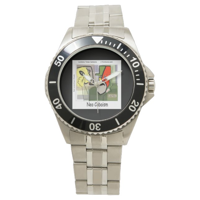 Funny Cubist Castro Watch (Front)