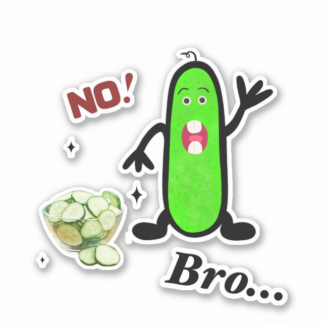 Funny cucumber (Front)