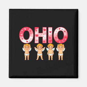 Funny Cud Ohio Midwestern Party O-h-i-o In Valenti Magnet