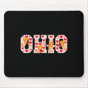 Funny Cud Ohio Midwestern Party O-h-i-o In Valenti Mouse Pad