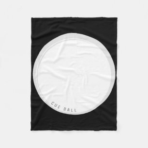 Funny Cue Ll Billiards Main Ll Fleece Blanket