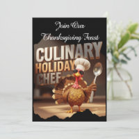 Funny Culinary Thanksgiving Turkey Feast