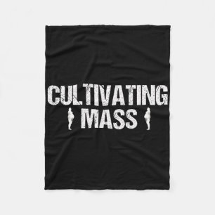 Funny Cultivating M Bodybuilding Lifting Workout Fleece Blanket
