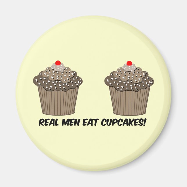 funny cupcakes magnet (Front)