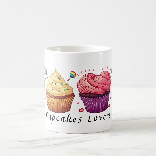 Funny Cupcakes (Personalised) Coffee Mug (Center)