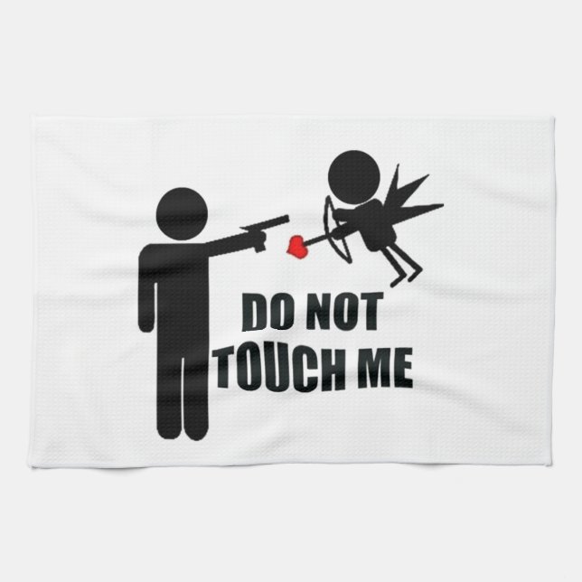 Funny Cupid Tea Towel (Horizontal)