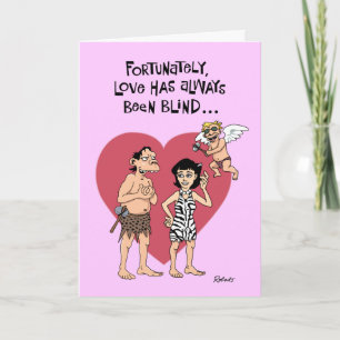 Funny Cupid Valentine Greeting Card