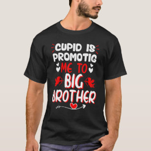 Funny Cupid Valentines Day Cool Soon To Be Big Bro T-Shirt