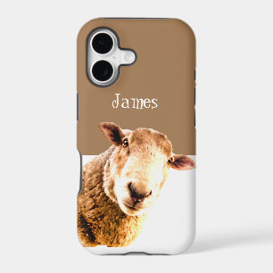Funny Curious Sheep Farm Animal Novelty art