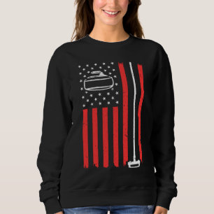 Funny Curling Gift For Men Women Curling Players U Sweatshirt