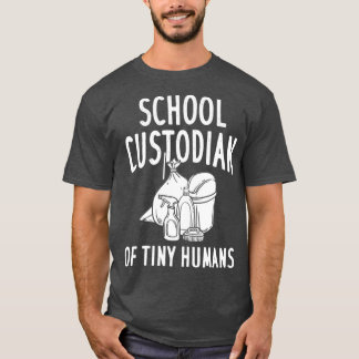 Funny Custodian Gift Janitor Janitorial T-Shirt