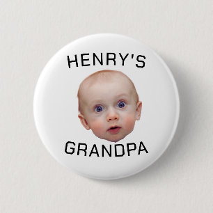Funny Custom Baby Face  6 Cm Round Badge