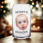 Funny Custom Baby Face  Can Glass<br><div class="desc">Custom Baby Face Coffee Mug, Replace the face of this baby with your favourite photo (make sure to crop as much to the face as possible and use an app to remove the background) and personalise this funny mug with your kid, husband, or boyfriend on it! Also a fun and...</div>