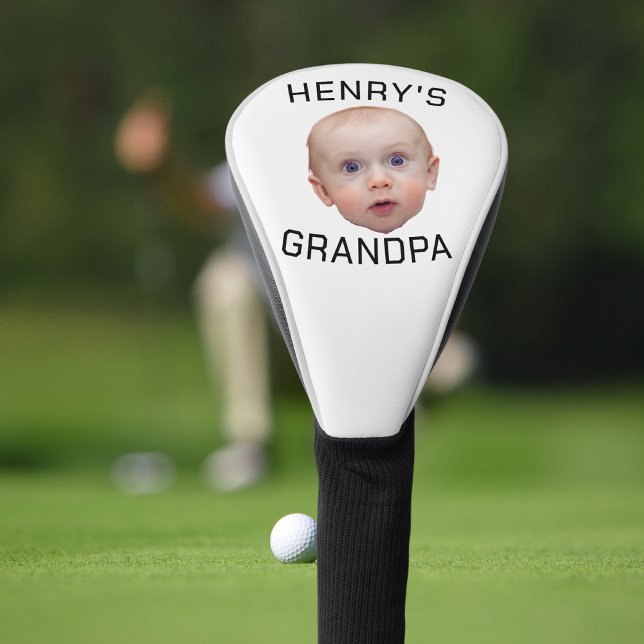 Funny Custom Baby Face  Golf Head Cover (Creator Uploaded)