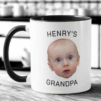 Funny Custom Baby Face  Mug