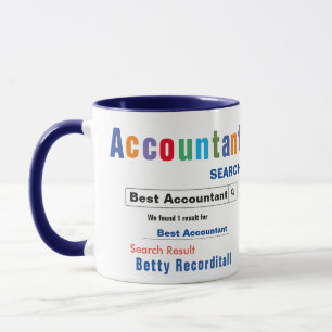 Funny Custom Best Accountant Mug