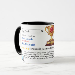 Funny Custom Best Coach Mug