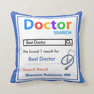 Funny Custom Best Doctor Gift Cushion