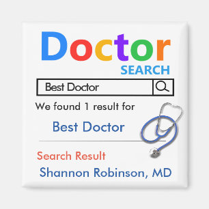 Funny Custom Best Doctor Gift Magnet