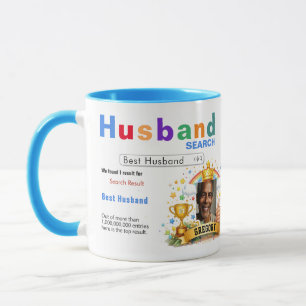 Funny Custom Best Husband Search Mug