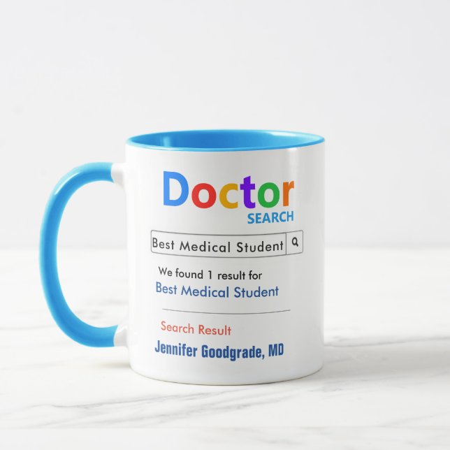 Funny Custom Best Medical Student Mug (Left)