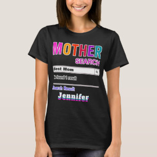 Funny Custom Best Mum Gift T-Shirt