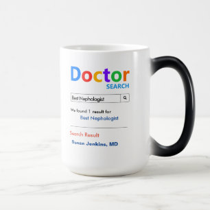 Funny Custom Best Nephrologist Magic Mug