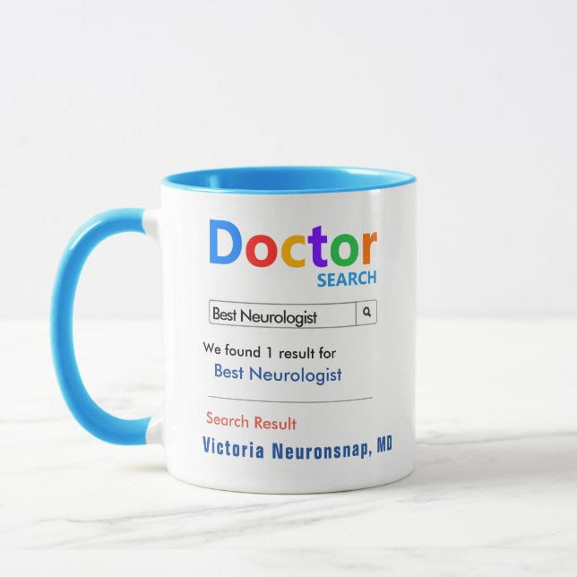 Funny Custom Best Neurologist Mug (Left)