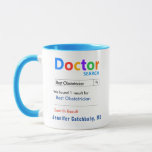 Funny Custom Best Obstetrician Mug<br><div class="desc">Customise this funny custom best obstetrician doctor gift mug to make a gift they will love. Great gift for doctors. RX Mugs - Just what the Dr ordered!</div>