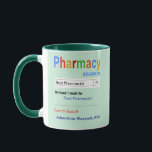 Funny Custom Best Pharmacist Gift Mug<br><div class="desc">Customise this funny custom best pharmacist gift mug to make a gift they will love. Great gift for doctors. RX Mugs - Just what the Dr ordered!</div>