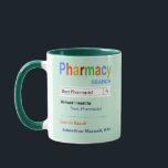 Funny Custom Best Pharmacist Gift Mug<br><div class="desc">Customise this funny custom best pharmacist gift mug to make a gift they will love. Great gift for doctors. RX Mugs - Just what the Dr ordered!</div>